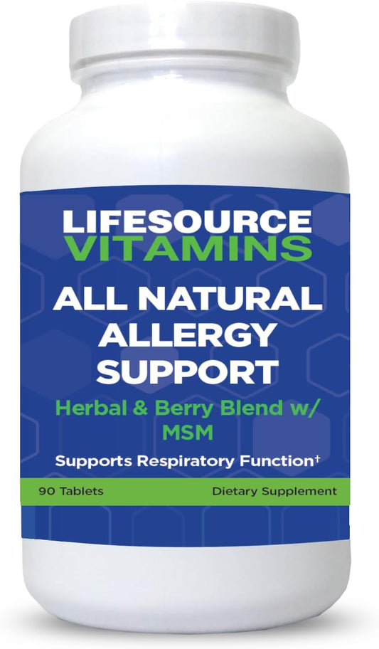 LifeSource All Natural Allergy Support - 90 Comprimidos
