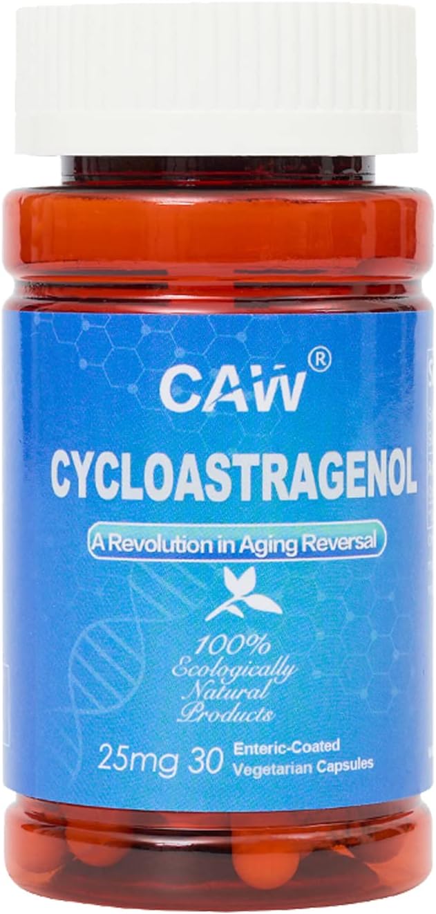 CAW Telomere Support - Cicloastragenol 25 mg - 90 Cápsulas Entéricas