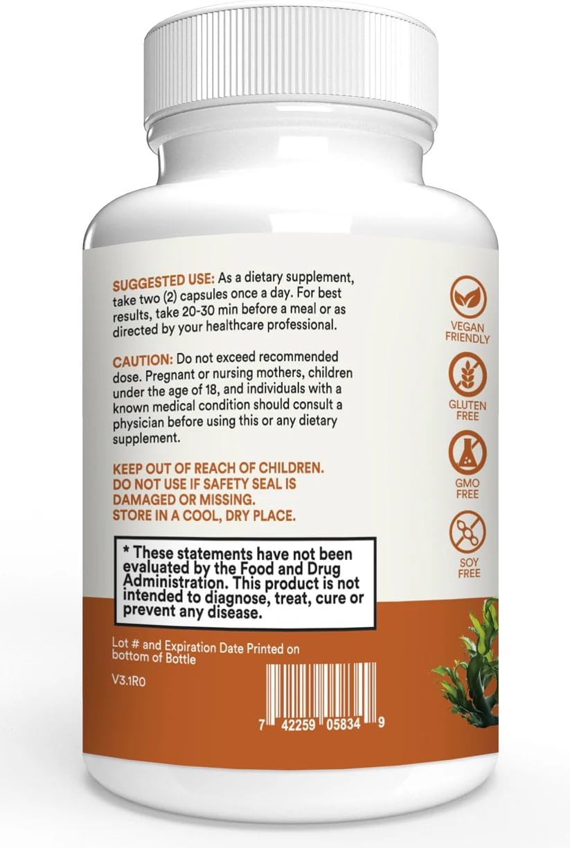One Good Earth Sea Moss - 60 Cápsulas