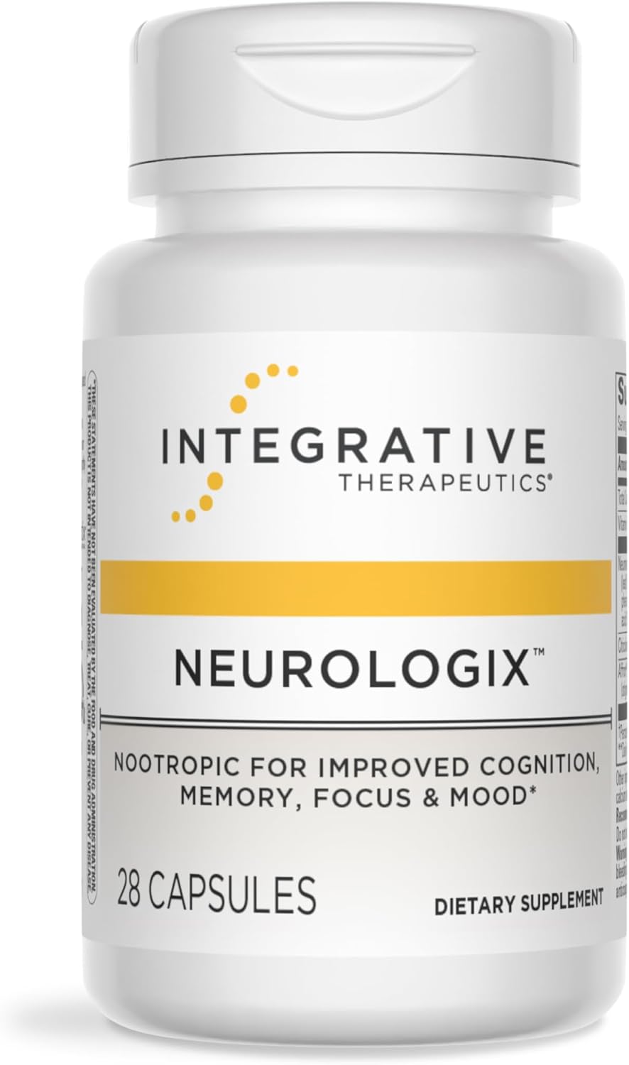 Integrative Therapeutics Neurologix - Nootrópico con Azafrán y CDP-Colina - 28 Cápsulas