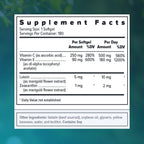 Focus Select Zinc Free Formula - Suplemento Ocular AREDS2 (180 Cápsulas Blandas, 2 Paquetes)
