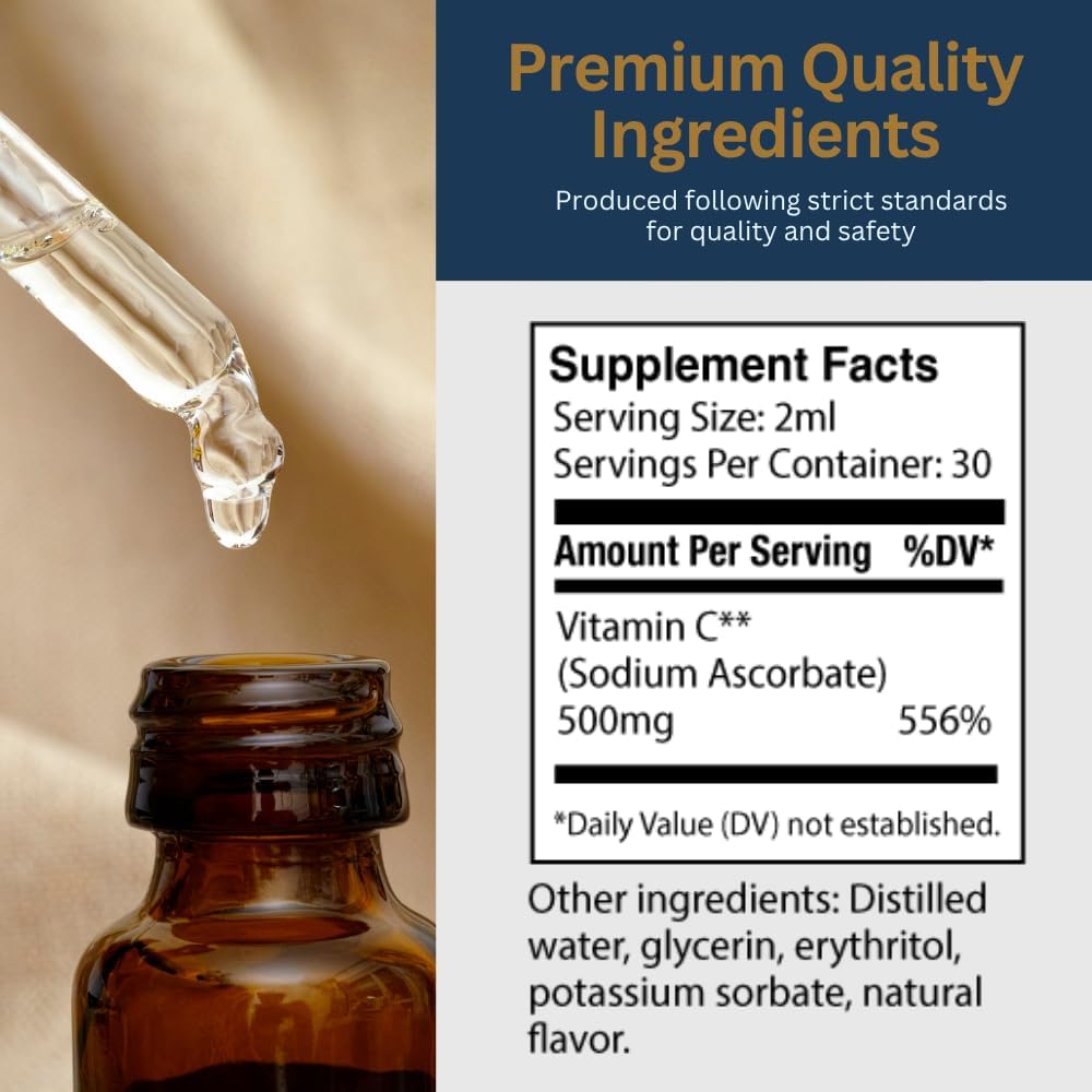Zenith Labs Nano C – Gotas de Vitamina C Líquida para Adultos
