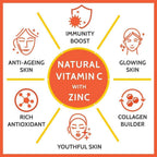 Vitamina C Natural de Amla con Zinc - 120 Comprimidos Vegetales