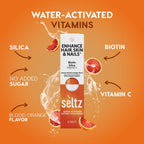 Seltz Comprimidos Efervescentes Cabello, Piel y Uñas – Biotina, Vitamina C y Silicio – 6 Pack