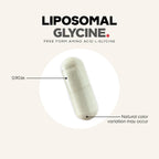 Codeage Liposomal Glycine+ – 1500 mg de Glicina Libre, Suplemento Aminoácido, 180 Cápsulas (2 Meses)