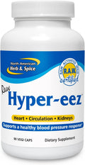 Hyper-eeZ - 90 Vegetarian Capsules - Blend of Herbs, Spices, Flowers, and Wild Berries