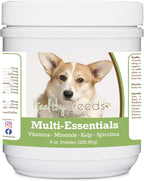Healthy Breeds Cardigan Welsh Corgi Multi-Essentials Polvo para Perros - Suplemento de Vitaminas, Minerales y Antioxidantes - 227 g