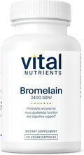 Bromelina 2400 GDU, 60 Cápsulas Veganas