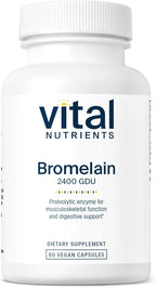 Bromelina 2400 GDU, 60 Cápsulas Veganas