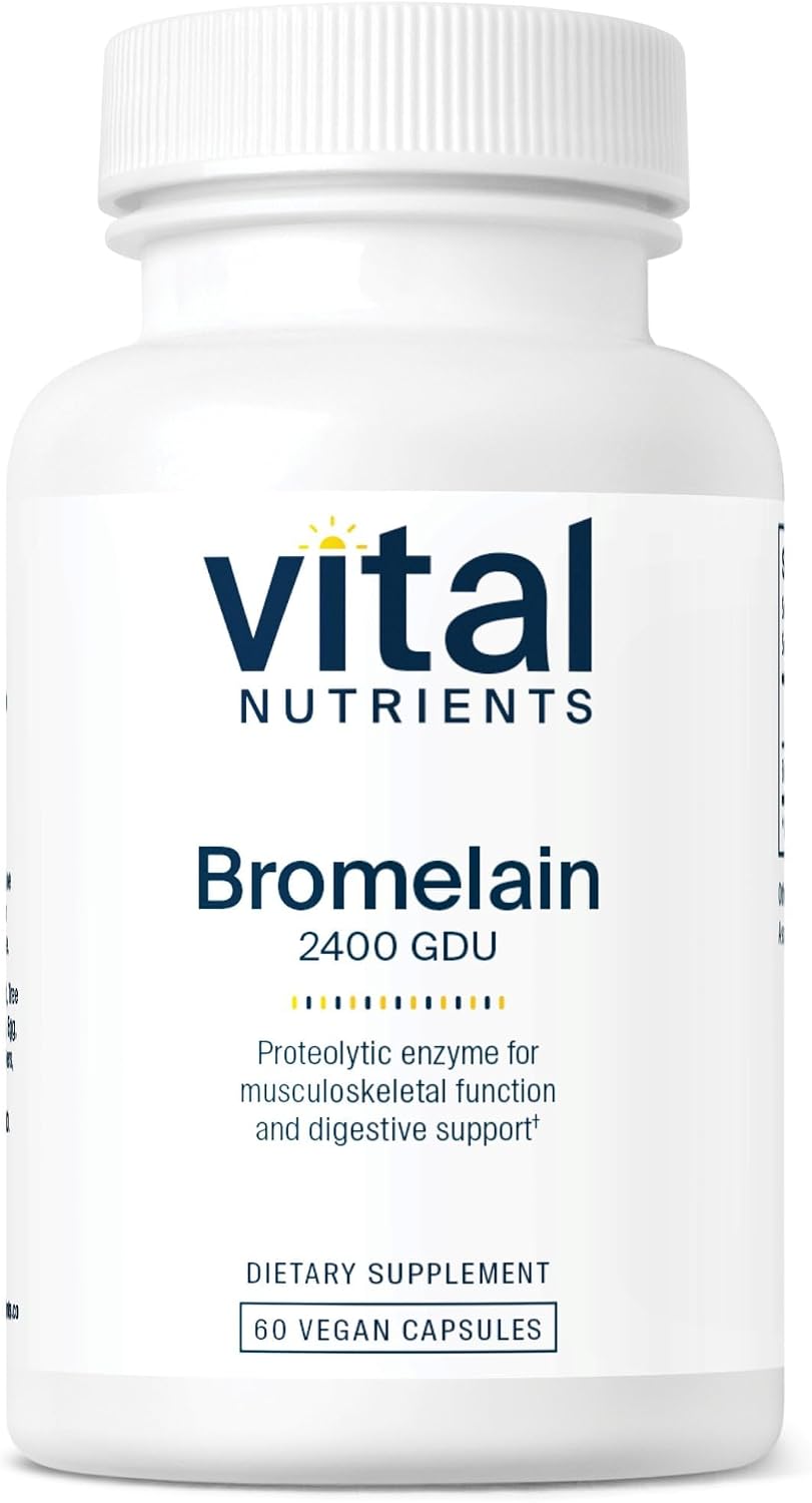 Bromelina 2400 GDU, 60 Cápsulas Veganas