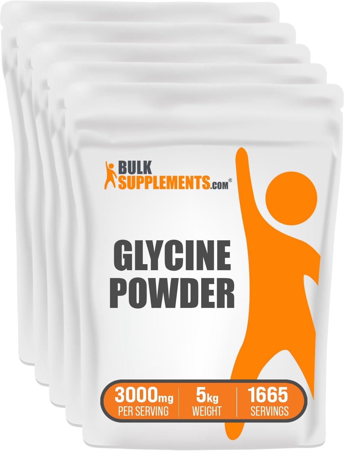 BulkSupplements.com Glycine Powder - Amino Acid Supplement - Unflavored and Gluten Free - 3g per Serving - 100g (3.5 oz)