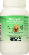 Vedco NutriVed Zinpro Complemento Dietético Masticable para Perros, 100 Comprimidos