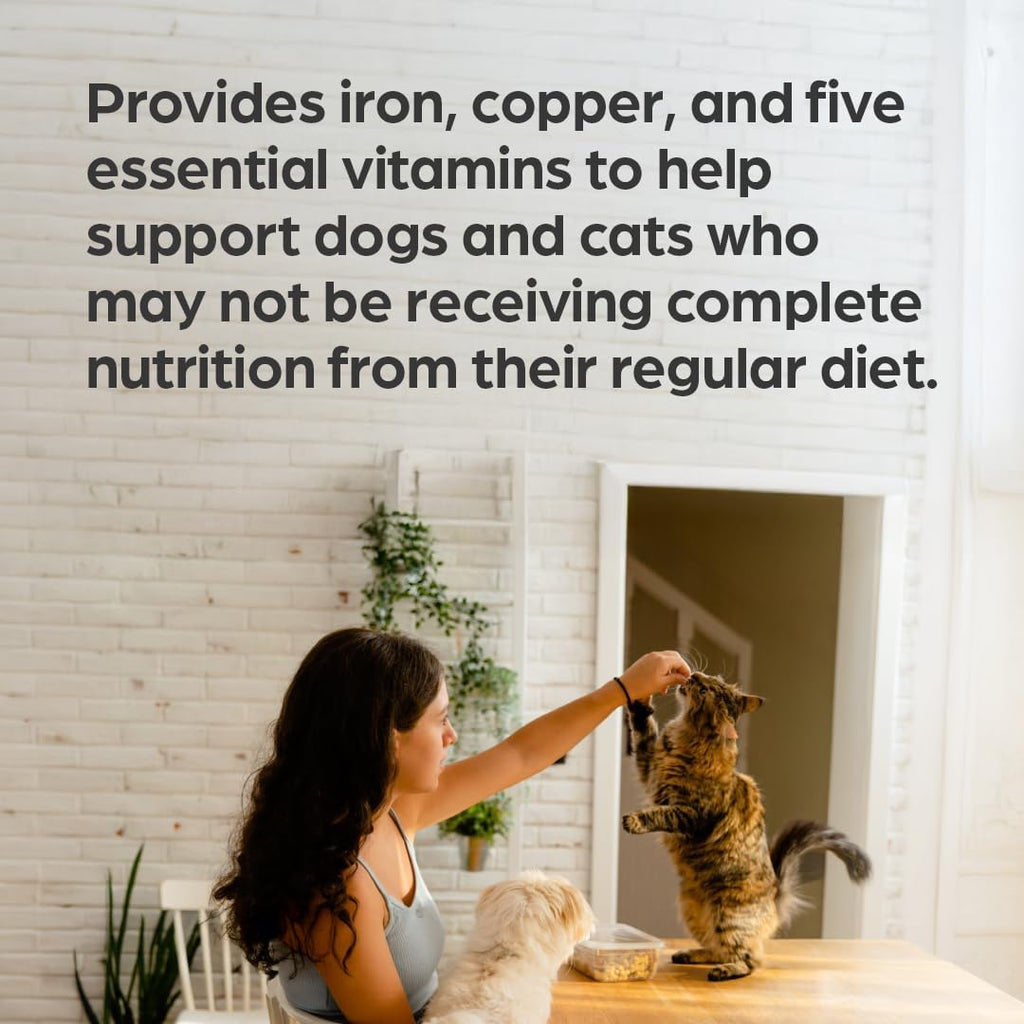 Pet-Tinic Suplemento Líquido de Vitaminas y Minerales para Perros y Gatos, Sabor a Hígado de Ternera, 118 ml