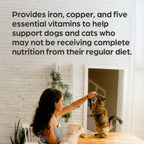 Pet-Tinic Suplemento Líquido de Vitaminas y Minerales para Perros y Gatos, Sabor a Hígado de Ternera, 118 ml