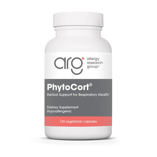 Allergy Research Group ARG PhytoCort - 120 Cápsulas - Apoyo Respiratorio Herbal