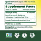 MegaFood Quercetina con Bromelina 500 mg - 60 Cápsulas (30 dosis)