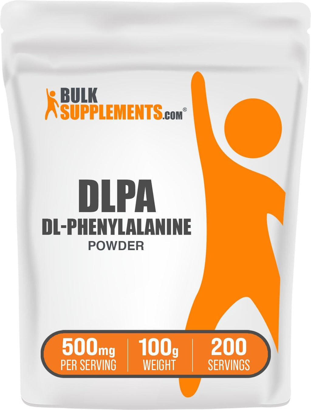 DL-Fenilalanina en Polvo - 250g (8.8 oz) - Sin Sabor y Sin Gluten
