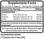 Planet Ayurveda Female Health Support - Suplemento Herbal para Mujeres con Ashok, Lodhra y Shatavari (Pack de 2, 60 Cápsulas Veganas cada una, 500 mg)