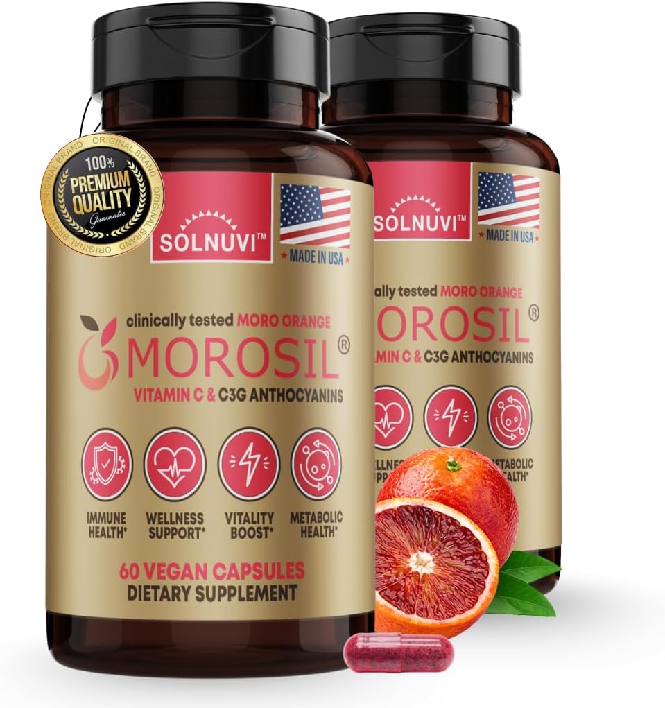 Morosil Extracto de Naranja Moro 400 mg - 60 Cápsulas Vegetales