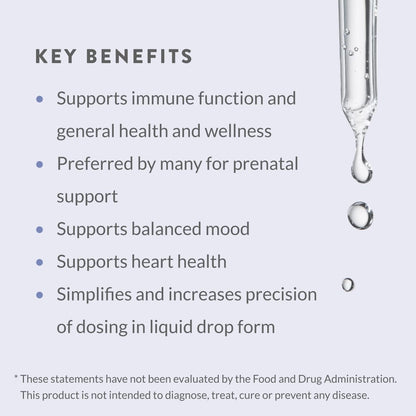 Methyl Folate 5-MTHF Mega Drops™ 28ml (0,95 – Formación de glóbulos rojos: Interviene en la formación normal de – Image 6
