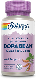 Solaray Dopabean - Mucuna Pruriens 333 mg con L-Dopa - 60 Cápsulas