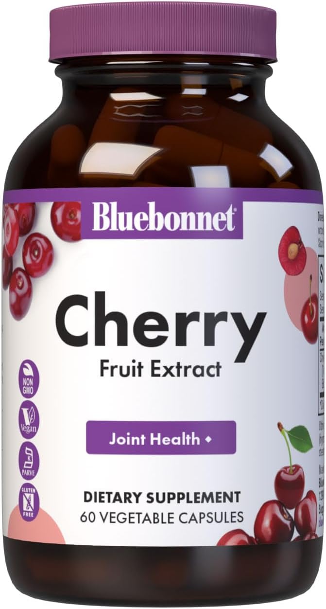 BlueBonnet Super Fruit Cherry Fruit Extract Supplement, 60 Cápsulas