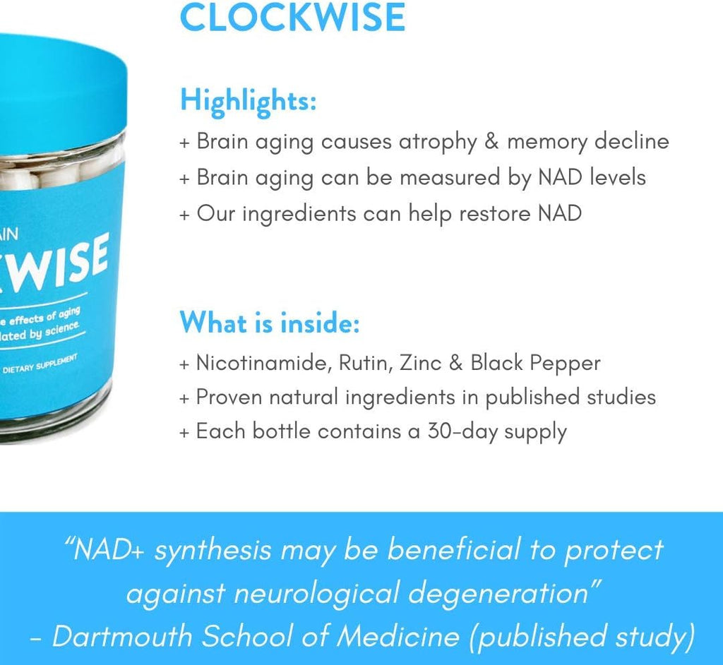 TruBrain Clockwise - Nicotinamida (Vitamina B3)