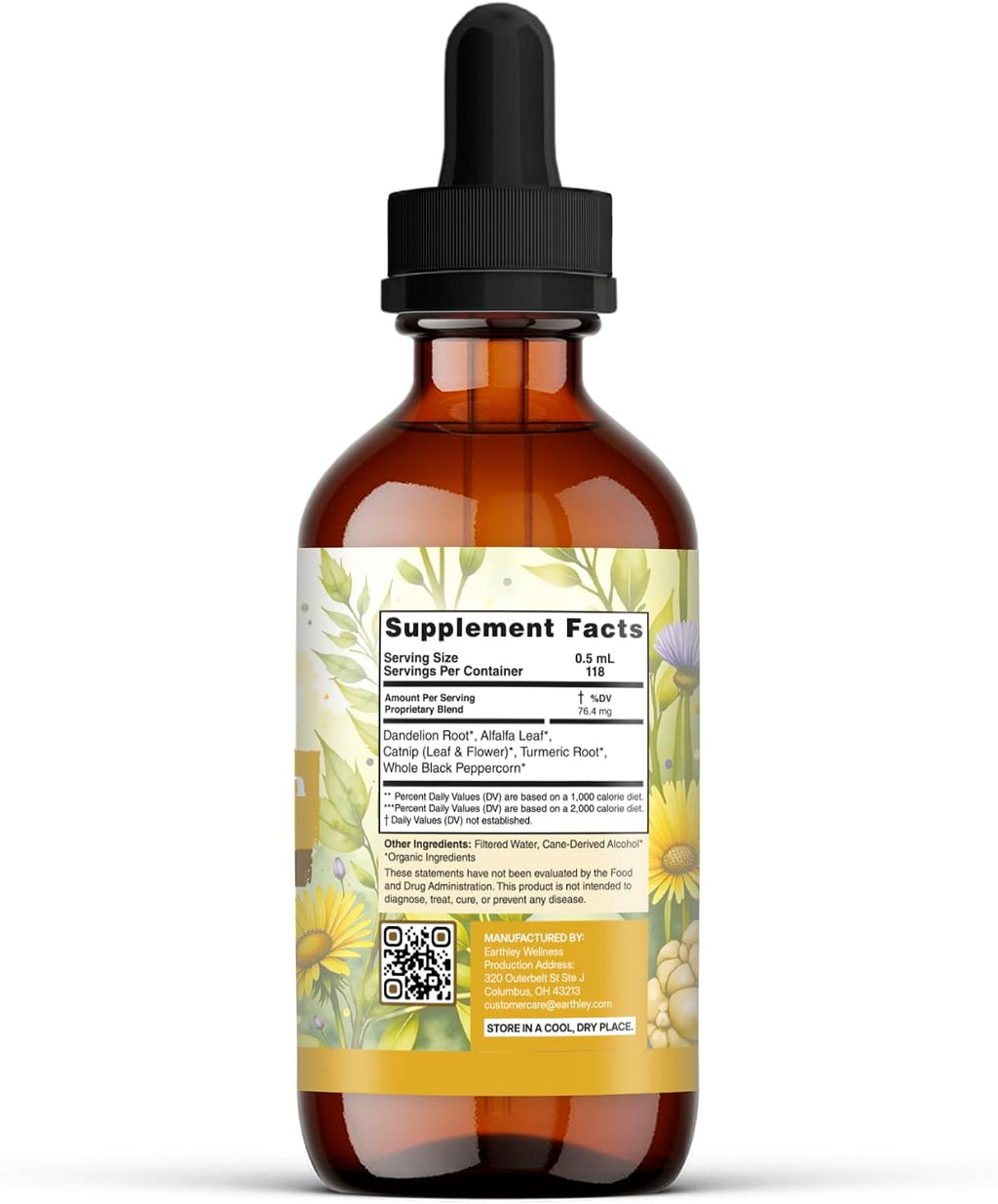 Earthley Wellness Postpartum Balance - Equilibrio Hormonal Postparto (60 ml)
