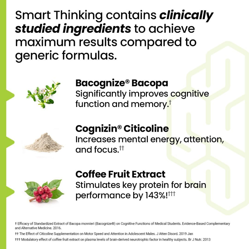 LifeSeasons NeuroQ - Suplemento de apoyo cognitivo con Bacopa y Citicolina - 60 Cápsulas