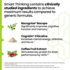 LifeSeasons NeuroQ - Suplemento de apoyo cognitivo con Bacopa y Citicolina - 60 Cápsulas