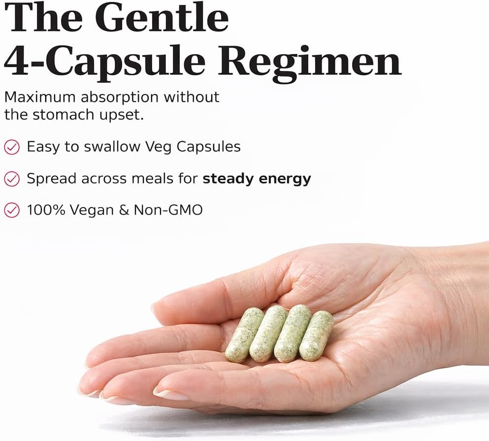 NeuEve Multivitamínico para la Menopausia - Sin Hormonas - Con Superalimentos Verdes - 120 Cápsulas Veganas