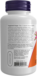 Inositol 500mg - 100 Cápsulas (Pack de 2) - NOW Foods