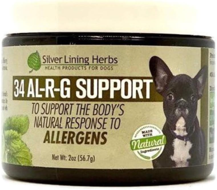 34 Canine Al-R-G - Complemento Herbal para Alergias en Perros - 56 g (2 oz)