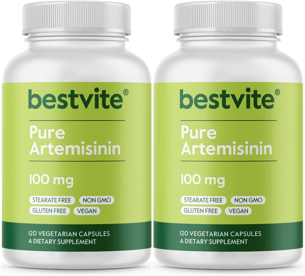 BESTVITE Artemisina 100mg (240 Cápsulas Vegetarianas) - Sin Estearatos, Vegano, Sin Gluten