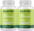 BESTVITE Artemisina 100mg (240 Cápsulas Vegetarianas) - Sin Estearatos, Vegano, Sin Gluten