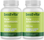 BESTVITE Artemisina 100mg (240 Cápsulas Vegetarianas) - Sin Estearatos, Vegano, Sin Gluten
