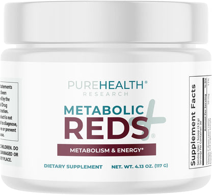PUREHEALTH RESEARCH Metabolic Reds - – Apoyo al metabolismo y la energía: Formulado para ayudar a mantener un – Image 1