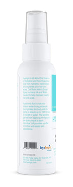 Spray de Biotina y Ácido Hialurónico para el Cabello - Hidratación del Cuero Cabelludo, No Graso, Voluminizador - 118 ml