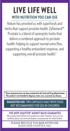 New Chapter Zyflamend Prostate – Saw Palmetto, Aceite de Pepita de Calabaza y Cúrcuma, 60 Cápsulas Vegetarianas