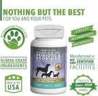 Nutrition Complete Probiótico + Prebiótico para Perros y Gatos, 60 Perlas Sabor Cerdo