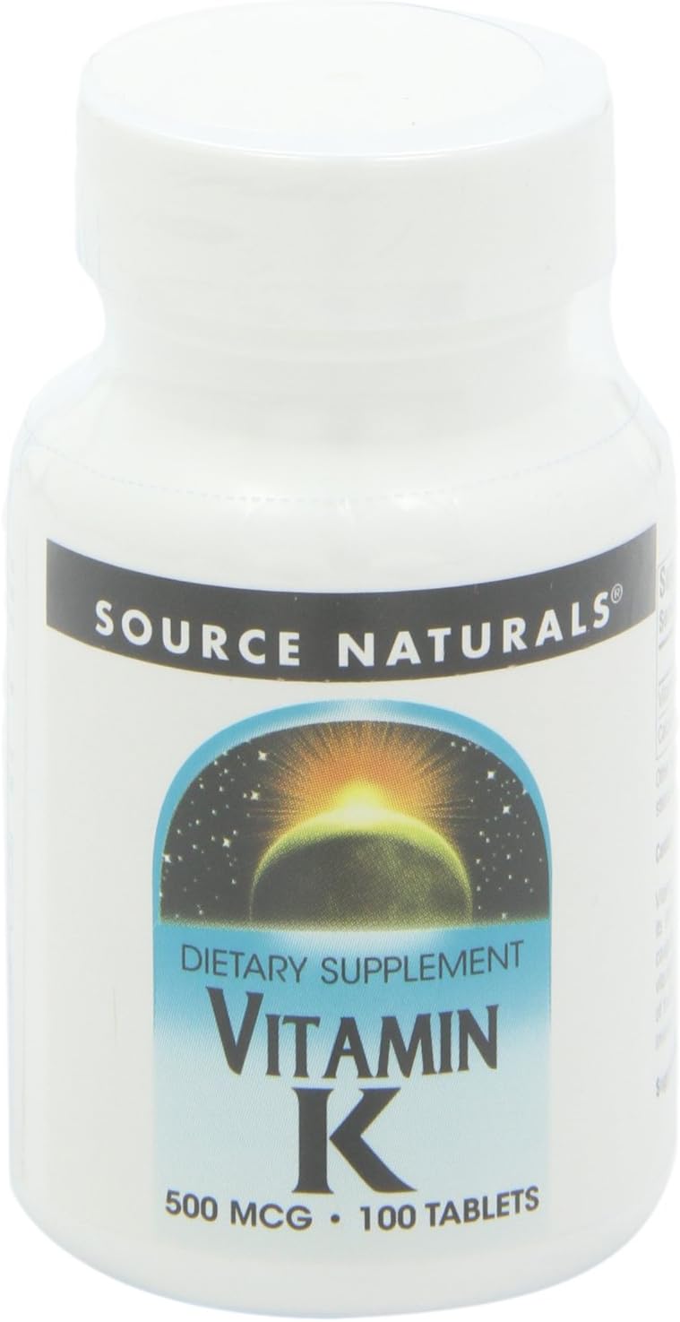 Vitamina K1 de Source Naturals, 100 tabletas