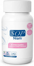 SOP NIAM D-Chiro Inositol 500mg con Ácido Fólico, Vitamina D3, B6, B12 y Biotina - 60 Cápsulas Veganas