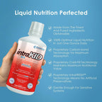 intraKID Multivitamínico Líquido Orgánico para Niños - 946 ml - Sabor Frambuesa