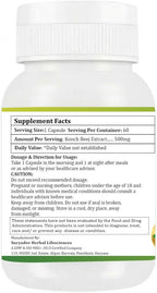 Kaunch Beej 500mg | 60 Cápsulas Veganas | Extracto Puro de Mucuna Pruriens | Suplemento Ayurvédico Tradicional para Vitalidad y Energía | Sin OGM y Sin Gluten