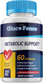 Gluco Fence Metabolic Support - Cápsulas para el Apoyo Metabólico (60 Cápsulas)