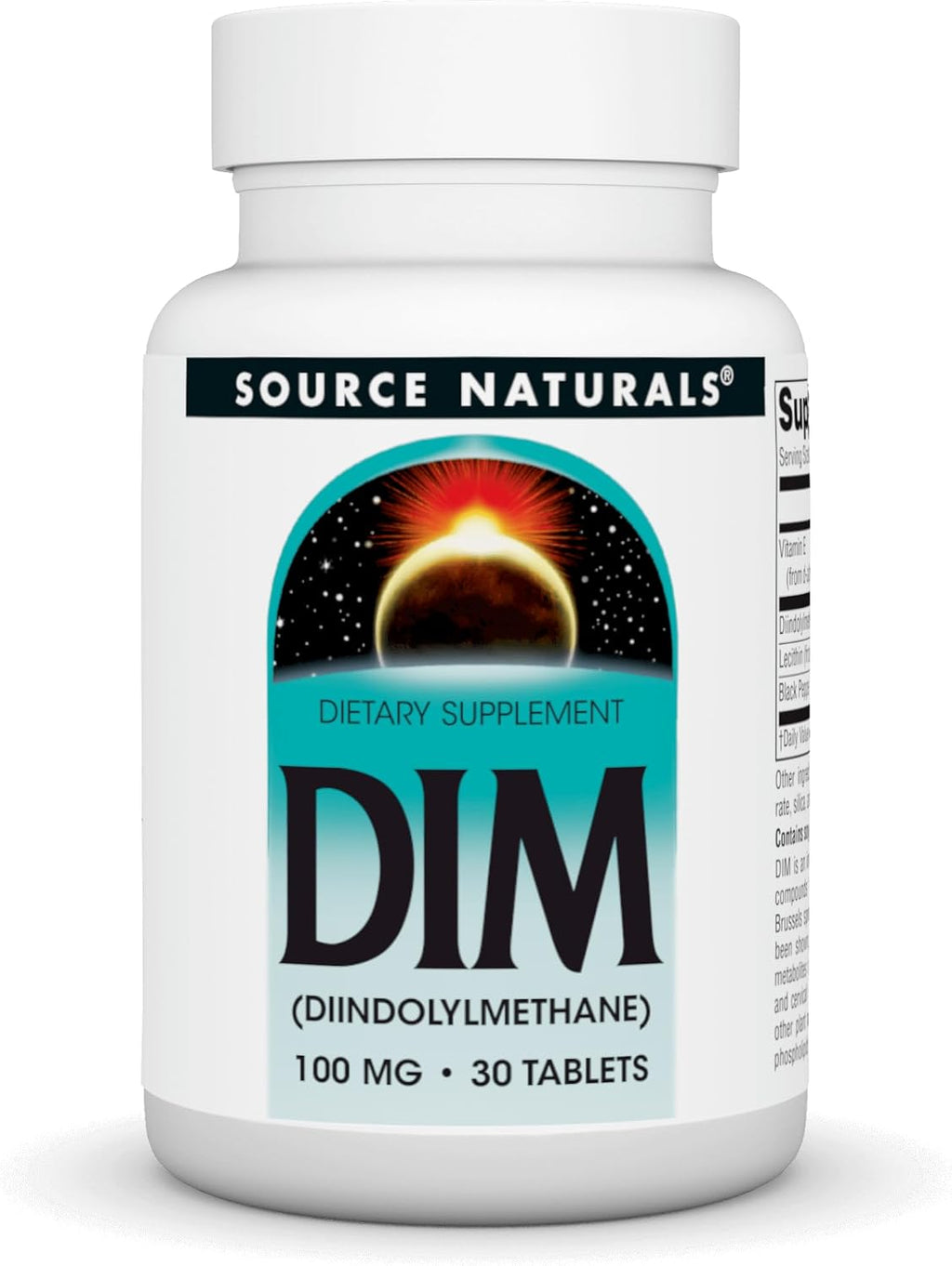 Source Naturals DIM, Diindolilmetano, 100 mg - 30 Comprimidos