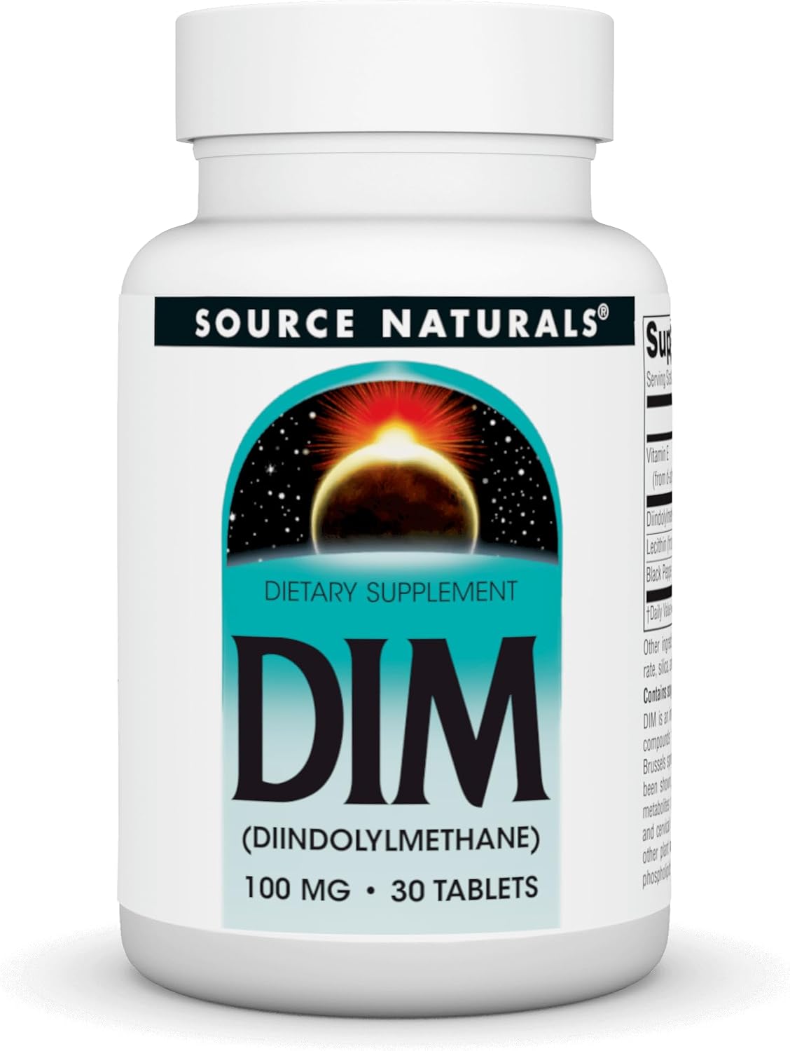 Source Naturals DIM, Diindolilmetano, 100 mg - 30 Comprimidos