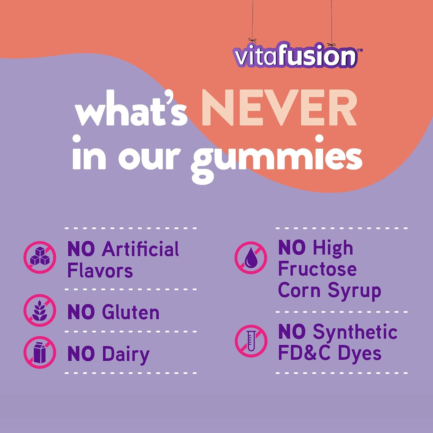 Vitafusion MultiVites Gomitas Multivitamínicas para Adultos Sabor Berry, Peach y Naranja - 150 uds, Paquete de 2