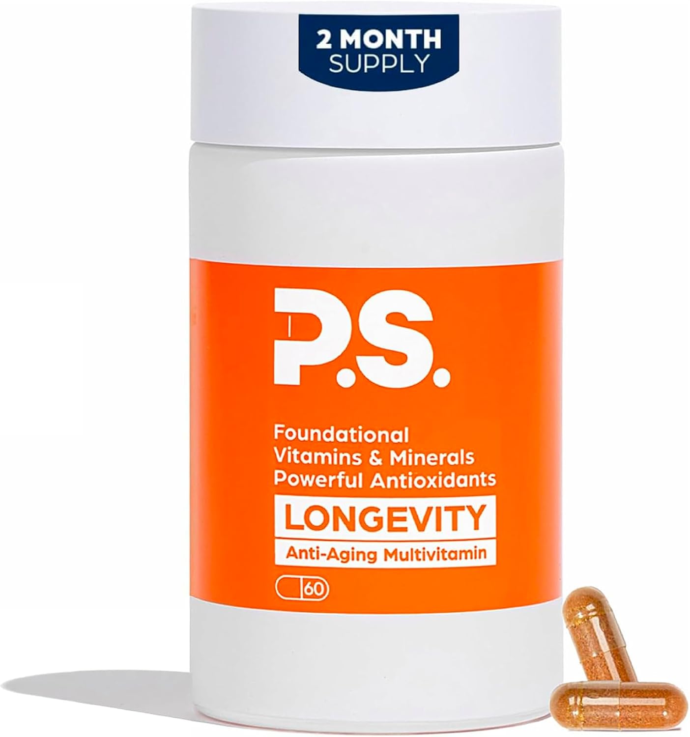 PS Longevity Supplements - Multivitamínico metilado con vitaminas B, Nicotinamida Ribósido, CoQ10, Resveratrol, ALA