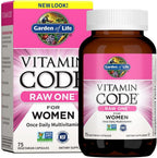 Garden of Life Vitamin Code RAW ONE for Women - Multivitamínico Diario con Probióticos, 75 Cápsulas